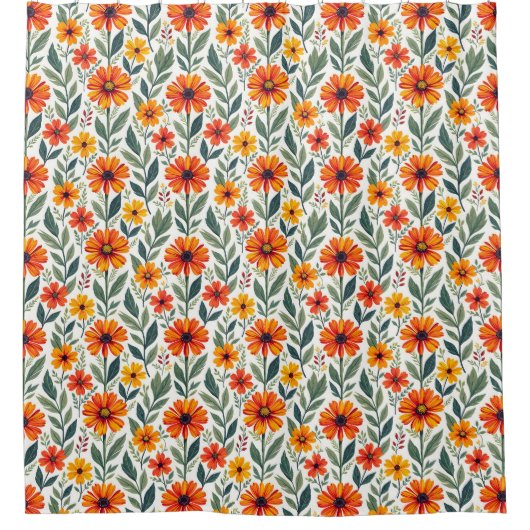 Sonnentage Duschvorhang (Vorderseite)