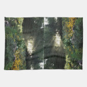 Sonnentage im Garten der verspäteten Jahreszeit Geschirrtuch (Horizontal)