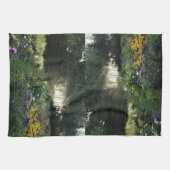 Sonnentage im Garten der verspäteten Jahreszeit Geschirrtuch (Horizontal)