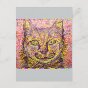 Sonnentagskatze Typ Postkarte