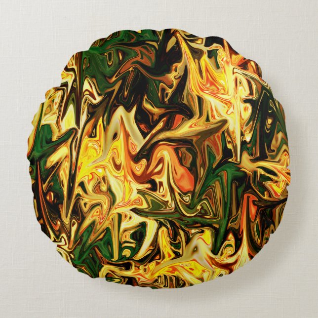 Sonnentanz......... Rundes Kissen (Vorderseite)