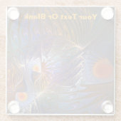 Sonnentempel Glasuntersetzer (Rückseite)