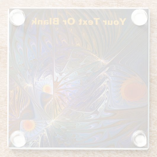 Sonnentempel Glasuntersetzer (Rückseite)