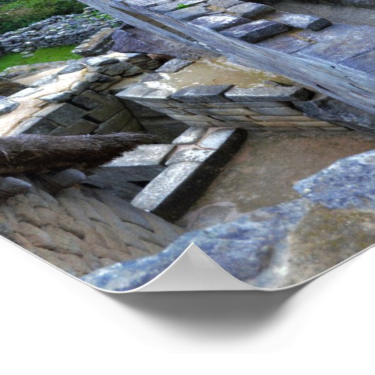 Sonnentempel, Machu Picchu 11x14 Poster (Ecke)