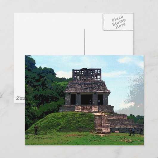 Sonnentempel Postkarte (Vorne/Hinten)