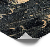 Sonnenüberstrahlung gegenüber Earth Vintage Poster (Ecke)