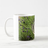 Sonnenuhr in Lavendel Kaffeetasse (Links)