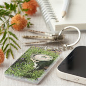 Sonnenuhr in Lavendel Schlüsselanhänger (Vorderseite rechts)