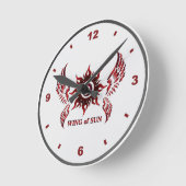 Sonnenuhr Runde Wanduhr (Winkel)