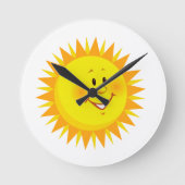 Sonnenuhr Runde Wanduhr (Vorderseite)