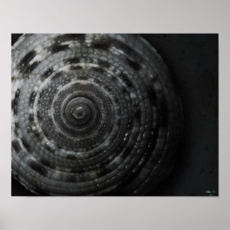 Sonnenuhr (Vorderseite) BW-Poster Poster