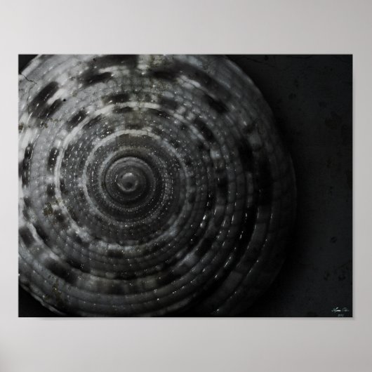 Sonnenuhr (Vorderseite) BW-Poster Poster (Vorne)