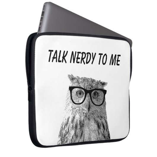 Sonnenuhu mit nerdigem Gläser Foto Laptop Ärmel Laptopschutzhülle (Vorne Rechts)