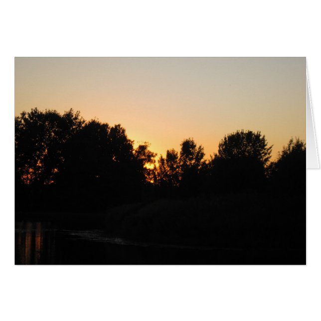 Sonnenuntergang (Vorderseite (Horizontal))