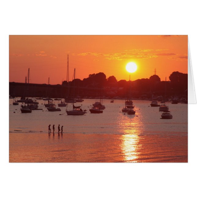 Sonnenuntergang (Vorderseite (Horizontal))