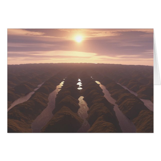 Sonnenuntergang (Vorderseite (Horizontal))