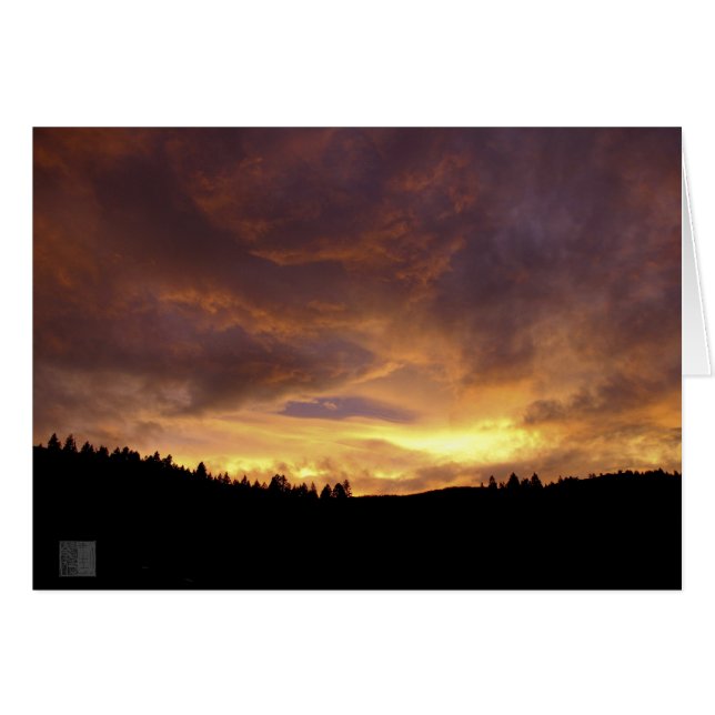 Sonnenuntergang (Vorderseite (Horizontal))