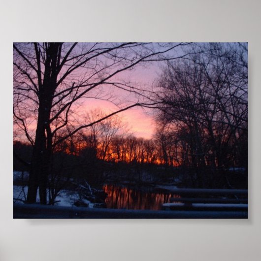 Sonnenuntergang5 Poster (Vorne)