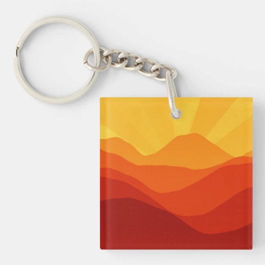 Sonnenuntergang-15662 Schlüsselanhänger (Vorderseite)
