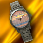 Sonnenuntergang 1577 armbanduhr<br><div class="desc">Malerei "Sunset 1577" Collection Personalize auf der Produktseite oder klicken Sie auf die Schaltfläche "Anpassen" für weitere Designoptionen. Das Design entstand aus meinem Gemälde "Sunset 1577", das einen wunderschönen Sonnenuntergang in Puerto Vallarta in Banderas Bay, Puerto Vallarta, Mexiko, einfängt. Entsprechende Produkte sind in dieser Sammlung verfügbar.</div>