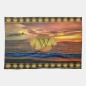 Sonnenuntergang 1577 geschirrtuch (Horizontal)