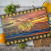 Sonnenuntergang 1577 geschirrtuch