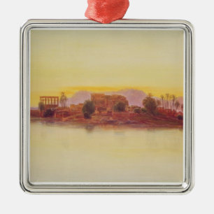 Sonnenuntergang, 1861 (Platte) Ornament Aus Metall