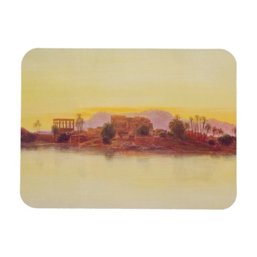 Sonnenuntergang, 1861 (Tafel) Magnet (Horizontal)