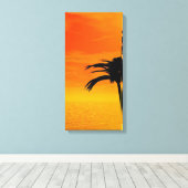 Sonnenuntergang 1-4 leinwanddruck (Insitu (Holzboden))