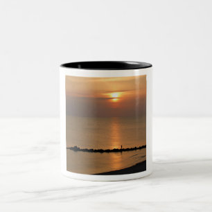 Sonnenuntergang 2014-1002 zweifarbige tasse