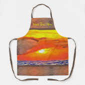 Sonnenuntergang 2443 schürze (Vorderseite)