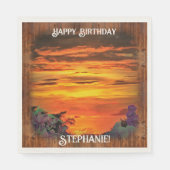 Sonnenuntergang 2584 serviette (Vorderseite)