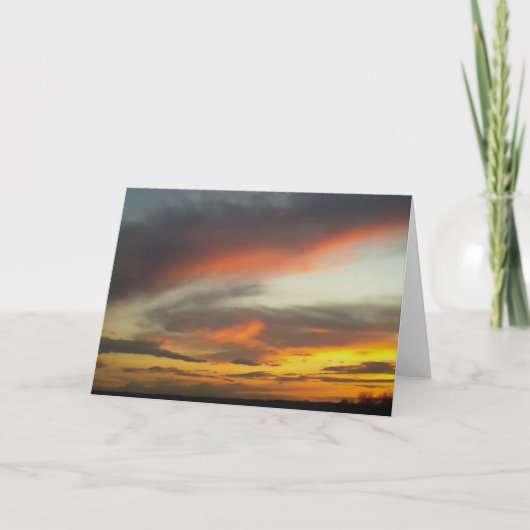 Sonnenuntergang (2) 2016 Foto durch Kennzeichen Karte (Vorderseite)