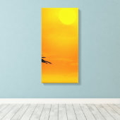 Sonnenuntergang 2-4 leinwanddruck (Insitu (Holzboden))