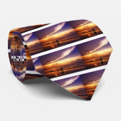 Sonnenuntergang 2 krawatte (Gerollt)
