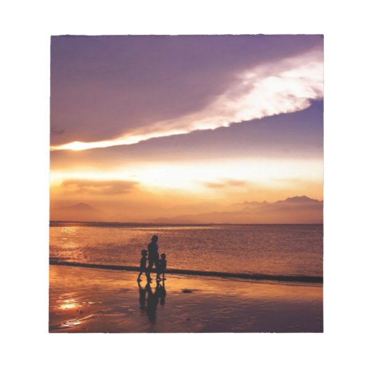 Sonnenuntergang 2 notizblock (Vorderseite)