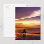 Sonnenuntergang 2 postkarte (Vorne/Hinten)