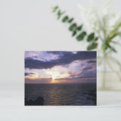 Sonnenuntergang (2) postkarte (Stehend Vorderseite)