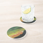 Sonnenuntergang 2 sandstein untersetzer (Seite)