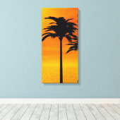 Sonnenuntergang 3-4 leinwanddruck (Insitu (Holzboden))