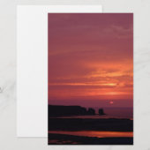 Sonnenuntergang 3 briefpapier (Vorne/Hinten)
