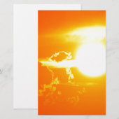 Sonnenuntergang 3 briefpapier (Vorne/Hinten)
