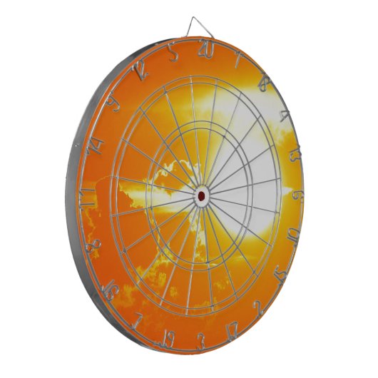 Sonnenuntergang 3 dartscheibe (Vorderseite Links)