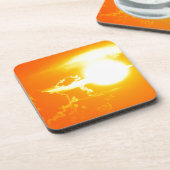 Sonnenuntergang 3 getränkeuntersetzer (Linke Seite)