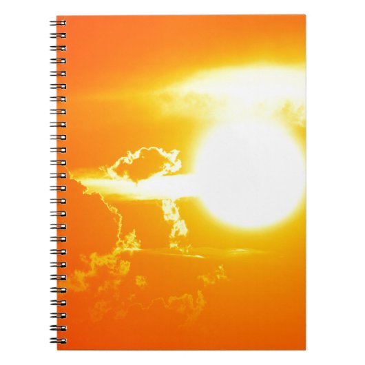 Sonnenuntergang 3 notizblock (Vorderseite)