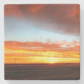 Sonnenuntergang 3 steinuntersetzer (Vorderseite)