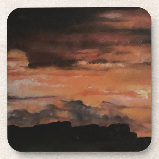 Sonnenuntergang 4 untersetzer (Vorderseite)