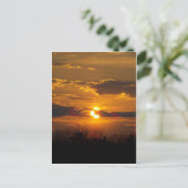 Sonnenuntergang 5 postkarte (Stehend Vorderseite)