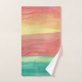 Sonnenuntergang Abstrakt Badhandtuch Set (Handtuch)