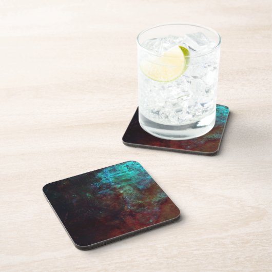 Sonnenuntergang Abstrakt Untersetzer (Rechte Seite)